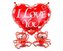 Balon foliowy Serce I love you z misiami 43x4cm