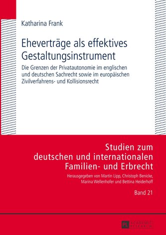 Eheverträge als effektives Gestaltungsinstrument