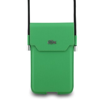 Lacoste PVC Iconic Petit Pique Metal Logo Kapsa na Telefon XL Green