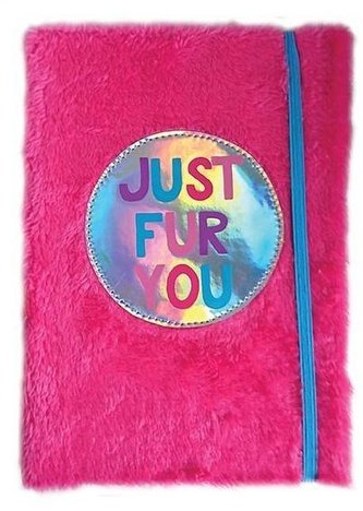 Notatnik pluszowy różowy