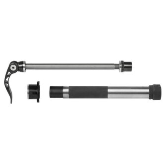 osa - kit náboje Novatec CrMo pro dutou osu thru axle 10 mm