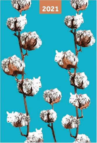 Kalendarz 2021 A5 dzienny Cotton NARCISSUS