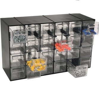 Zásuvkový organizér ArtPlast HOBBY 24, 24 zásuvek