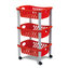 Kuchyňský vozík Otello, červený