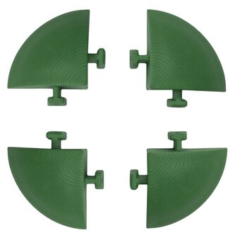 Sada rohů ArtPlast Easy PA120/V, zelená, 4ks
