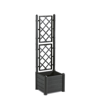 Truhlík 30 l s treláží/mřížkou, antracit