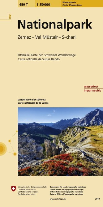 Swisstopo 1 : 50 000 Nationalpark