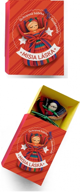 Misia Láska - Ochranná bábika z Guatemaly (modern)