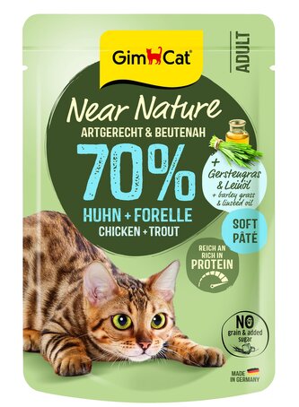 GimCat Near Nature KuĹ™e & Pstruh 85G