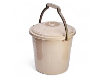 Vědro 15L PH s víkem béžové