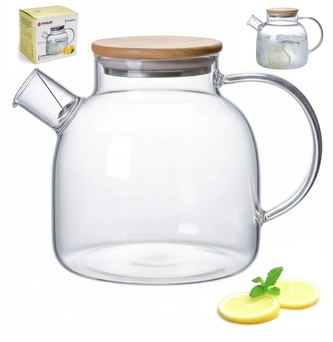 Konvice sklo/nerez se sítkem 1500ml  MEYERHOFF