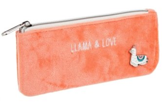 Piórnik saszetka pluszowy Lama
