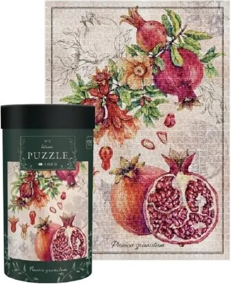 INTERDRUK Puzzle Botanic: Granátové jablko 1000 dílků