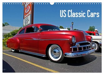 US Classic Cars (Wall Calendar 2026 DIN A3 landscape), CALVENDO 12 Month Wall Calendar