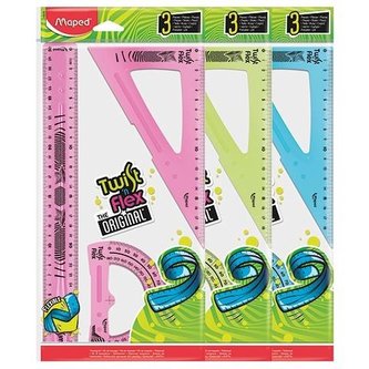 Zestaw linijek Twist'n Flex Maxi MAPED