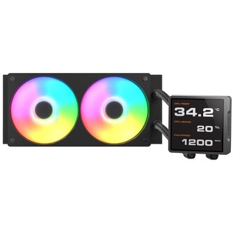 COUGAR chlazení POSEIDON VISTEK Pro ARGB 240 AIO vodní black