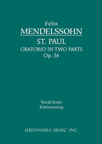 St. Paul, Op.36: Vocal Score