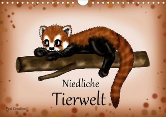 Niedliche Tierwelt (Wandkalender 2021 DIN A4 quer)