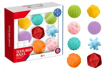 Senzorické loptičky 8 ks.