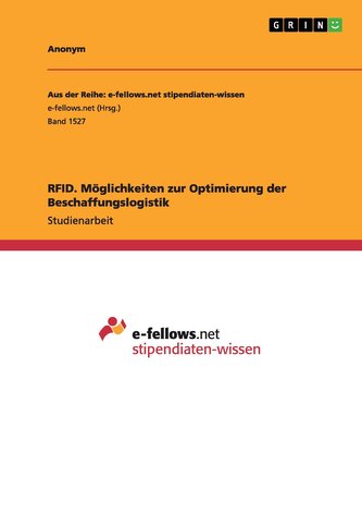 RFID. Möglichkeiten zur Optimierung der Beschaffungslogistik