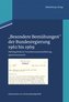\"Besondere Bemühungen\" der Bundesregierung 1: 1962 bis 1969