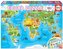 Puzzle 150 Mapa świata dla dzieci (Turystyka) G3