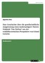 Eine Geschichte über die gesellschaftliche Ausgrenzung eines Andersartigen? Patrick Süskinds \"Das Parfum\" aus der erzähltheoreti