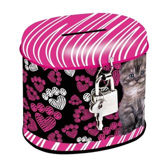 Oválne kovové prasiatko pre psov a mačky