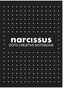 Zeszyt A5/56K kropki czarny NARCISSUS