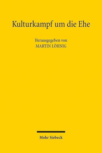 Kulturkampf um die Ehe