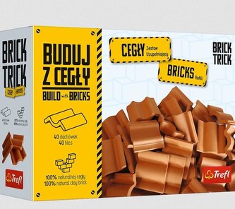 Stavebnice Brick Trick: Tašky střešní 40 ks / náhradní balení