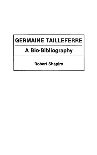 Germaine Tailleferre