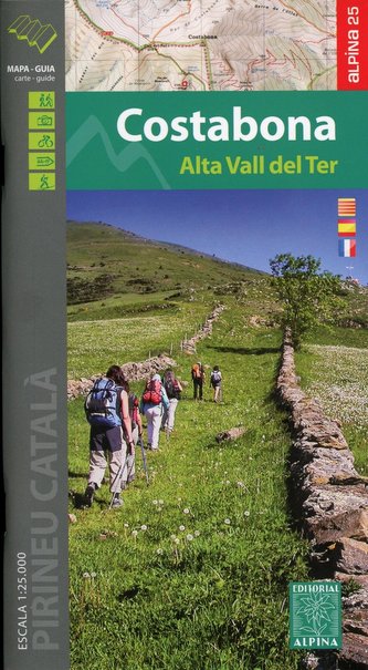 Costabona - Alta Vall del Ter 1 : 25 000