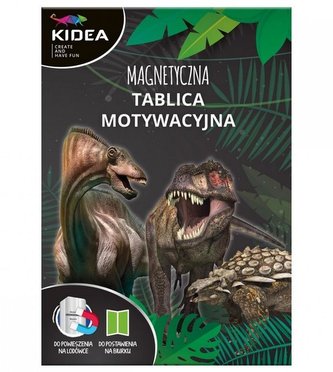 Tablica motywacyjna magnetyczna Dinozaury DERFORM