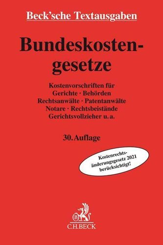 Bundeskostengesetze