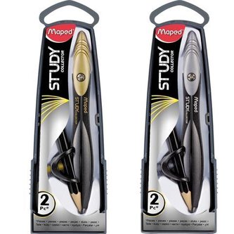 Cyrkiel Study Collector czarny + Ołówek MAPED