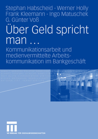 Über Geld spricht man . . .