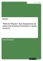 \"Wald der Wunder\". Eine Fantasiereise als Anlass zum Kreativen Schreiben (3. Klasse, Deutsch)