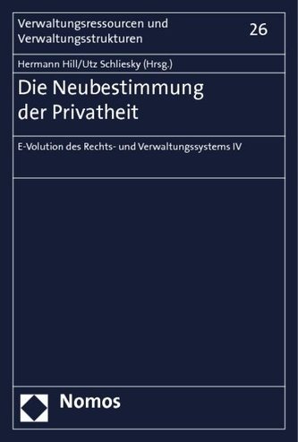 Die Neubestimmung der Privatheit