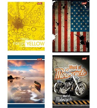 Zeszyt A4/80K kratka MIX (5szt)