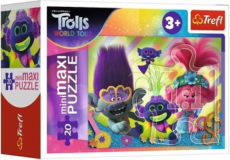 Puzzle 20 miniMaxi W muzycznym świecie Troli 2