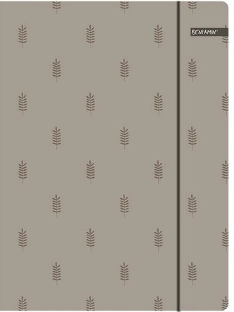 Teczka z gumką A4 Basic jodełka