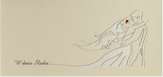 Karnet Ślub DL SDP01 - Pocałuenk