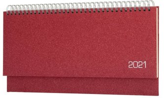 Terminarz 2021 Leżący Natura Bordo