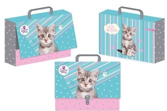Teczka z rączką walizeczka Kot