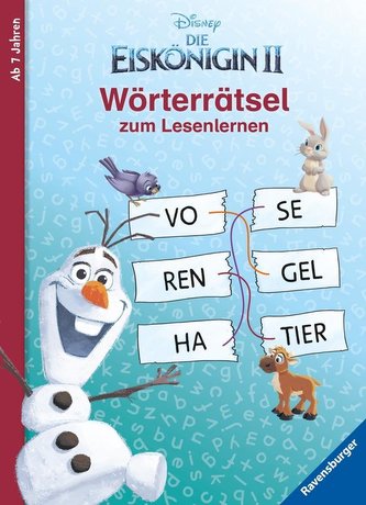 Disney Die Eiskönigin 2: Wörterrätsel zum Lesenlernen