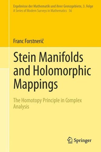Stein Manifolds and Holomorphic Mappings