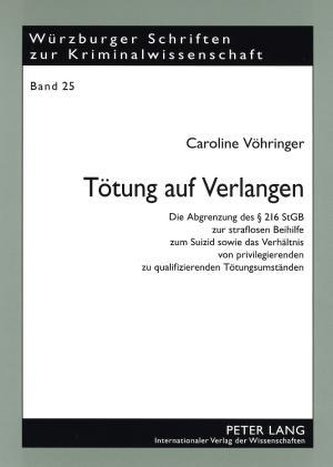 Tötung auf Verlangen