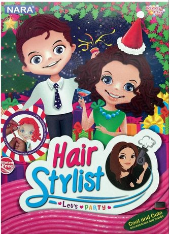 Plastelina 8 kol. Hair Stylist Party 100g NARA