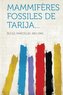 Mammifères fossiles de Tarija...